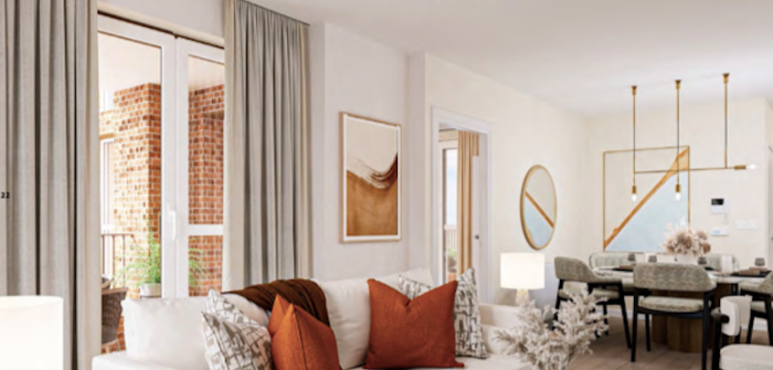 Large bright living area