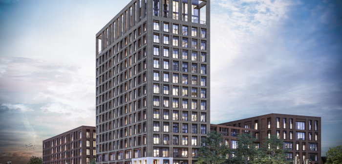 Street view of the building