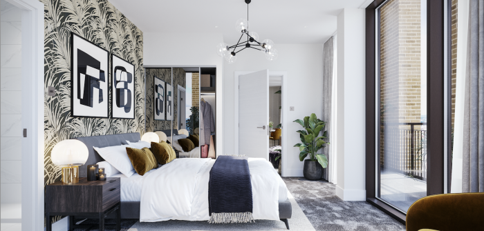 Bright open bedrooms