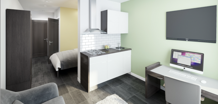 Rooms are open and spacious 